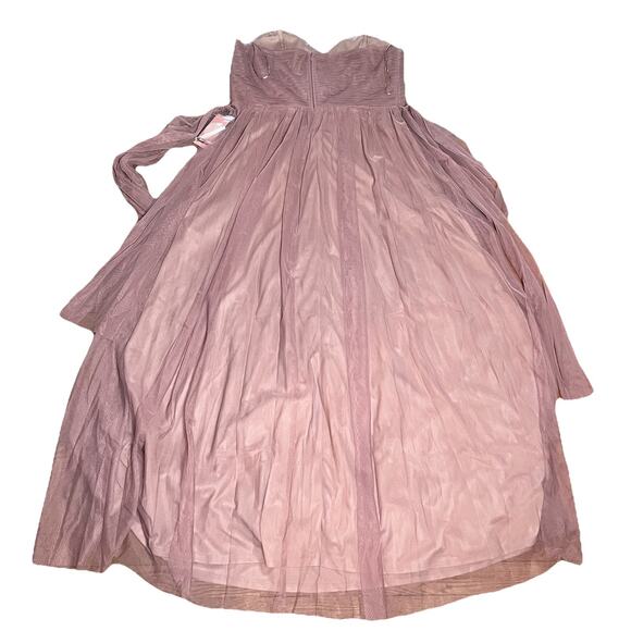 BIRDY GREY Christina Convertible Dress Maxi Sandy Mauve Plus Size 3X Bridesmaid - Picture 16 of 16